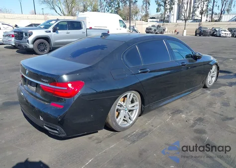 2017 BMW 740I from USA, damaged, VIN WBA7E2C51HG739820